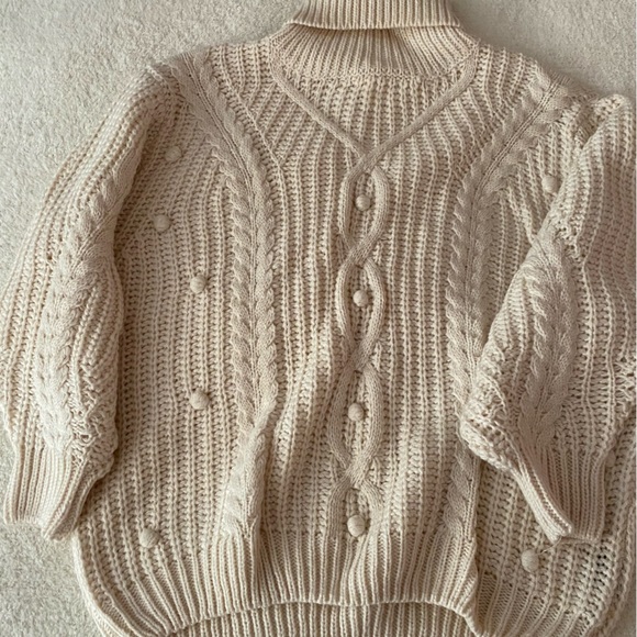 Wishlist turtleneck wool blend knit sweater - Picture 2 of 8